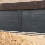 Porte sectiionnelle rainure L ral 7016