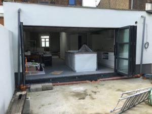 Porte accordéon ral 7016